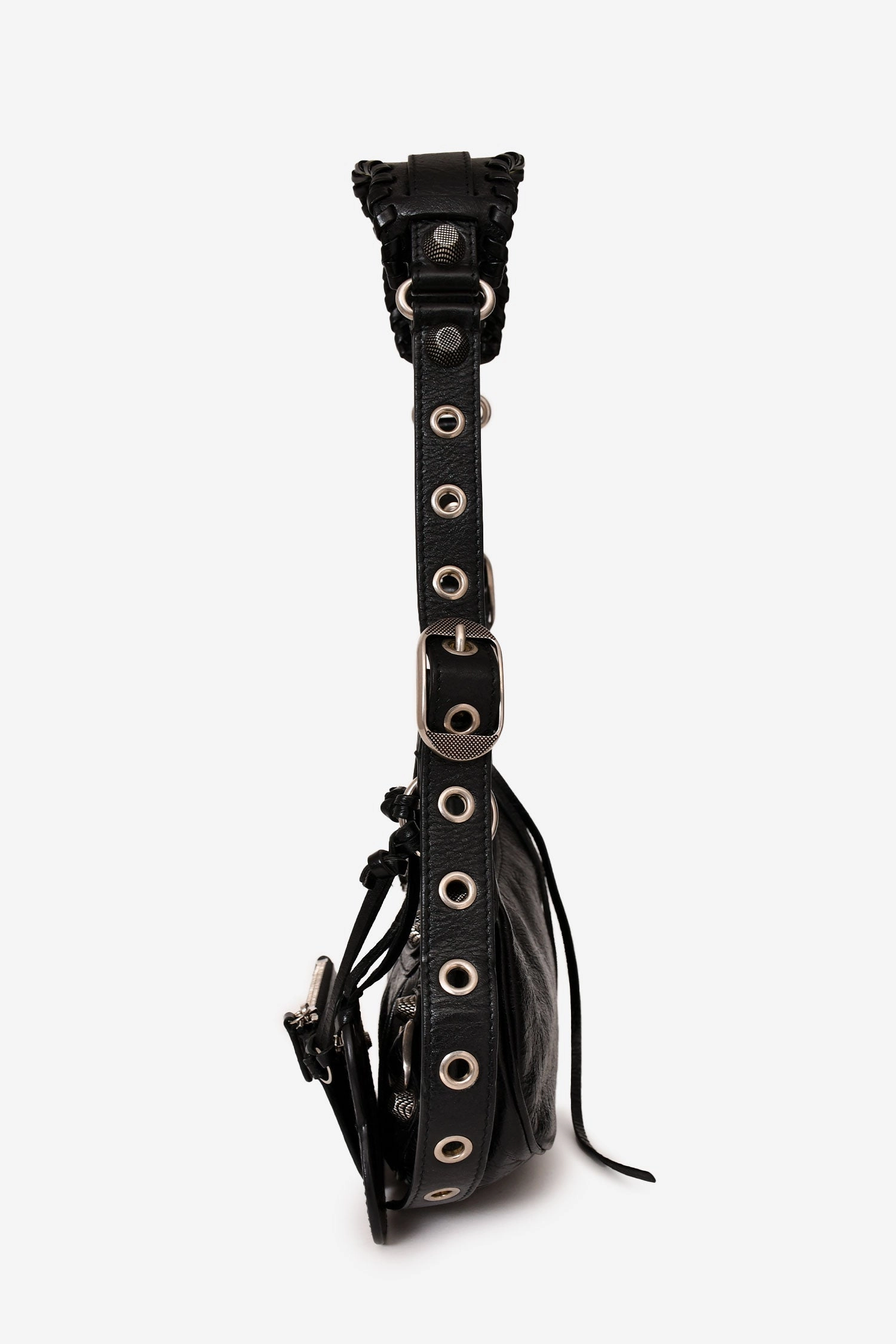 Balenciaga Black Leather Le Cagole XS Crossbody Bag