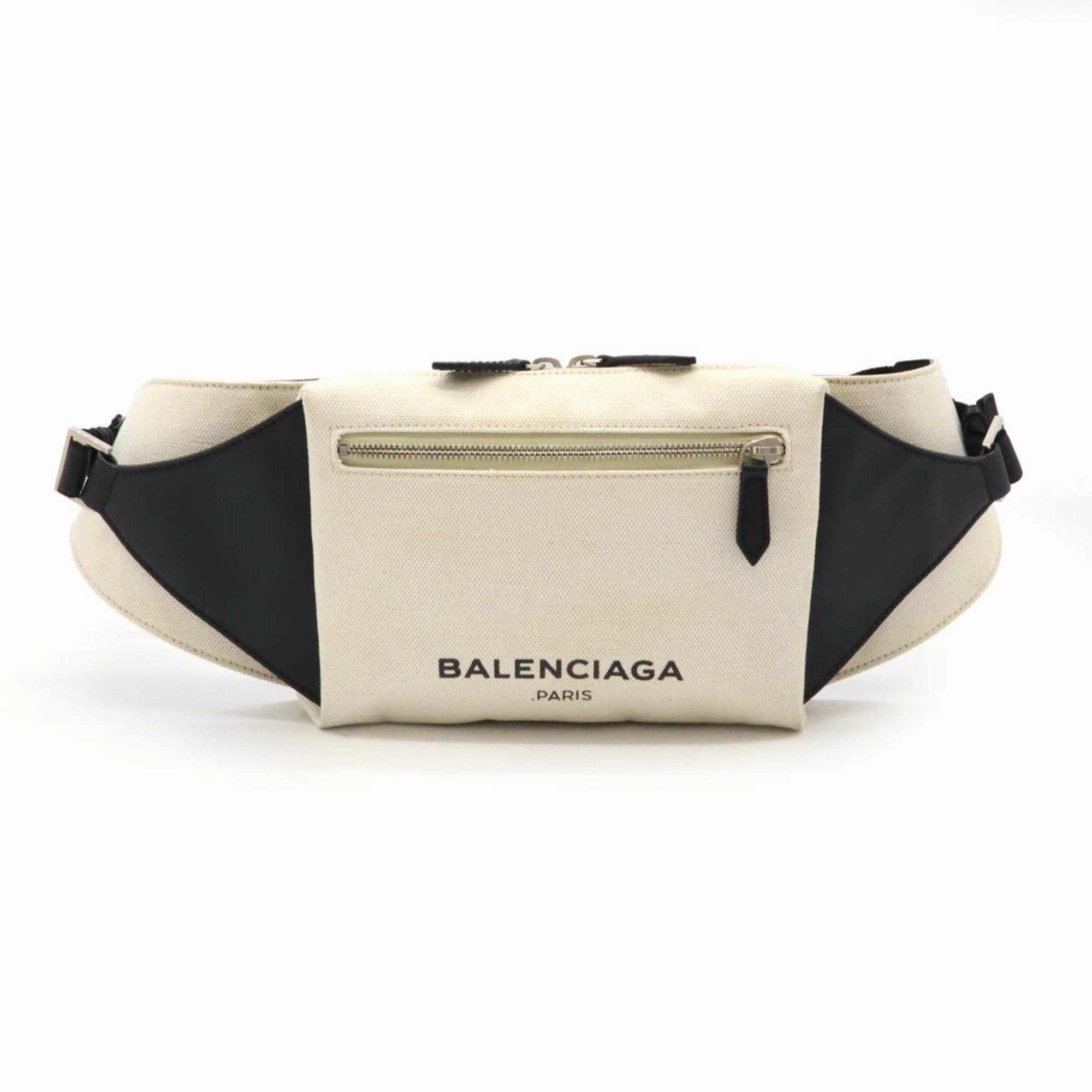 Balenciaga Canvas Leather Sling Bag (Pre-Owned)
