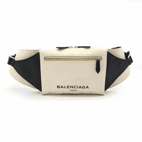 Balenciaga Canvas Leather Sling Bag (Pre-Owned)