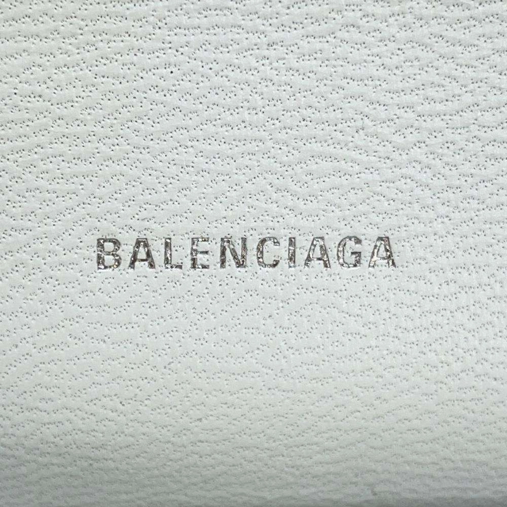BALENCIAGA Everyday ChainShoulder Bag White593785 Leather