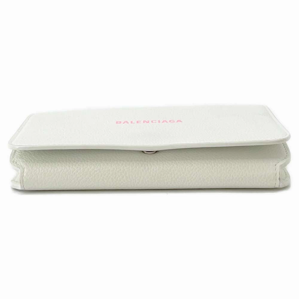BALENCIAGA Everyday ChainShoulder Bag White593785 Leather