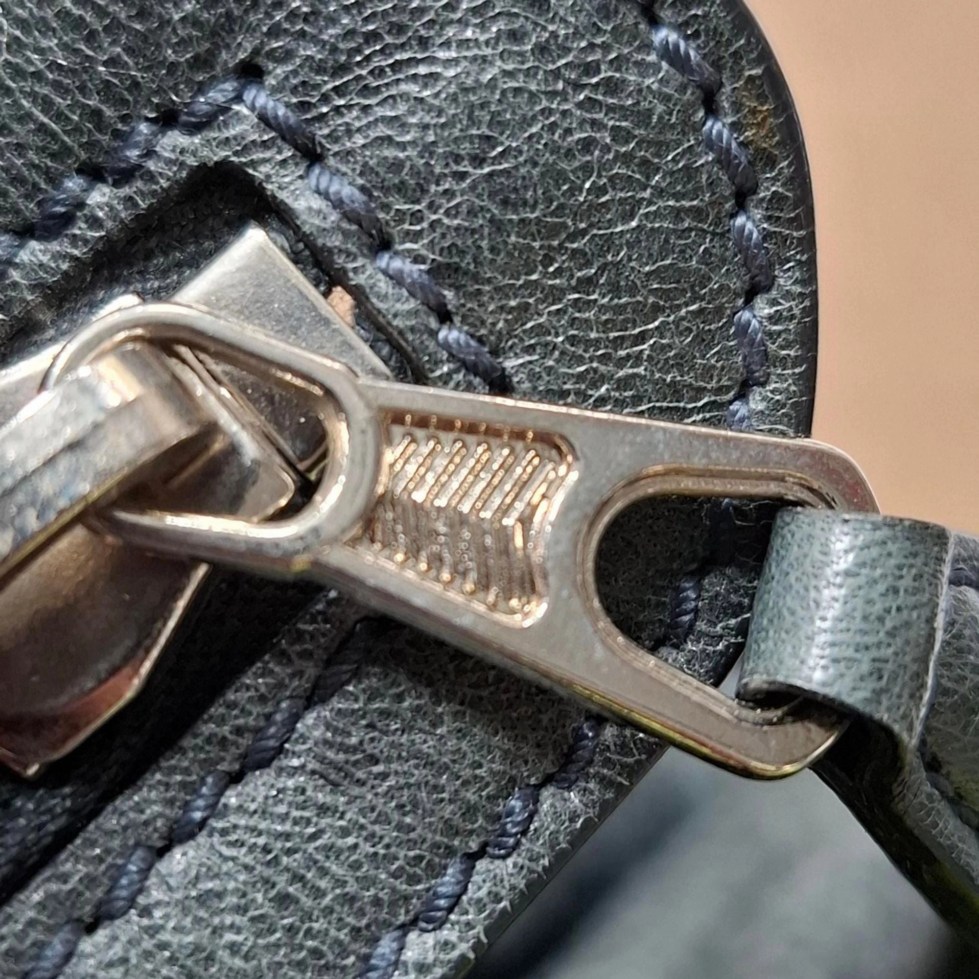 Balenciaga Giant Motocross Brogue Handbag in Grey Leather