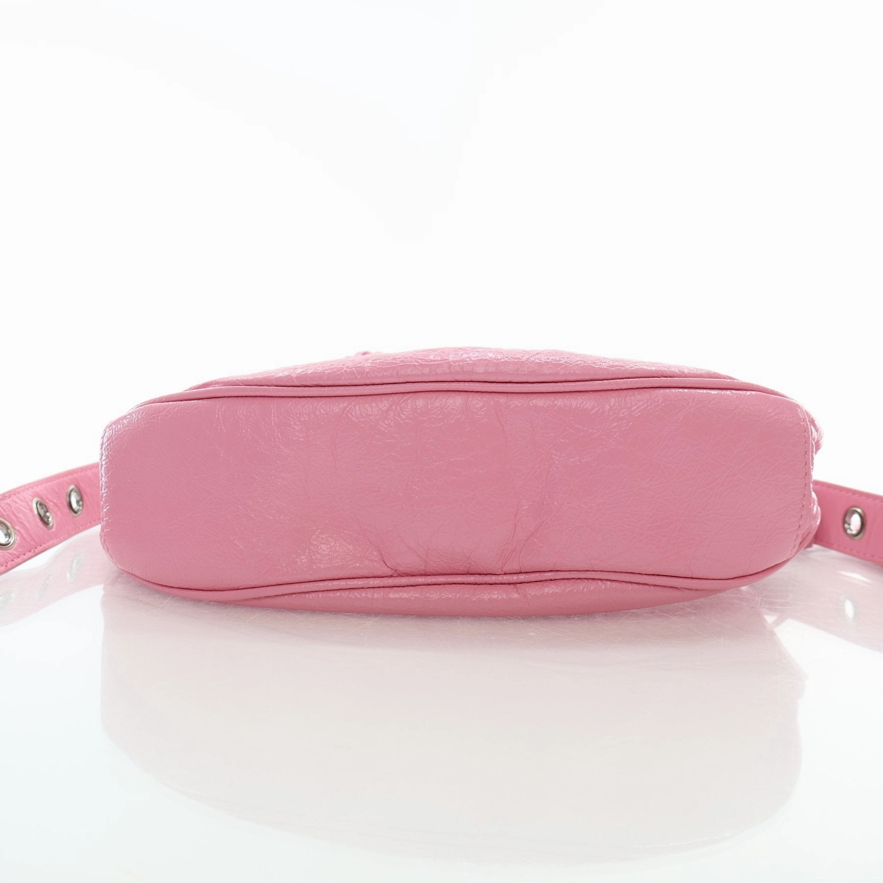 Balenciaga Le Cagole XS Pink Leather Shoulder Bag