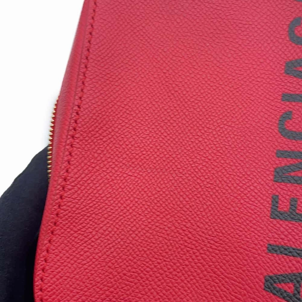 BALENCIAGA Ville Shoulder Red558171 Leather