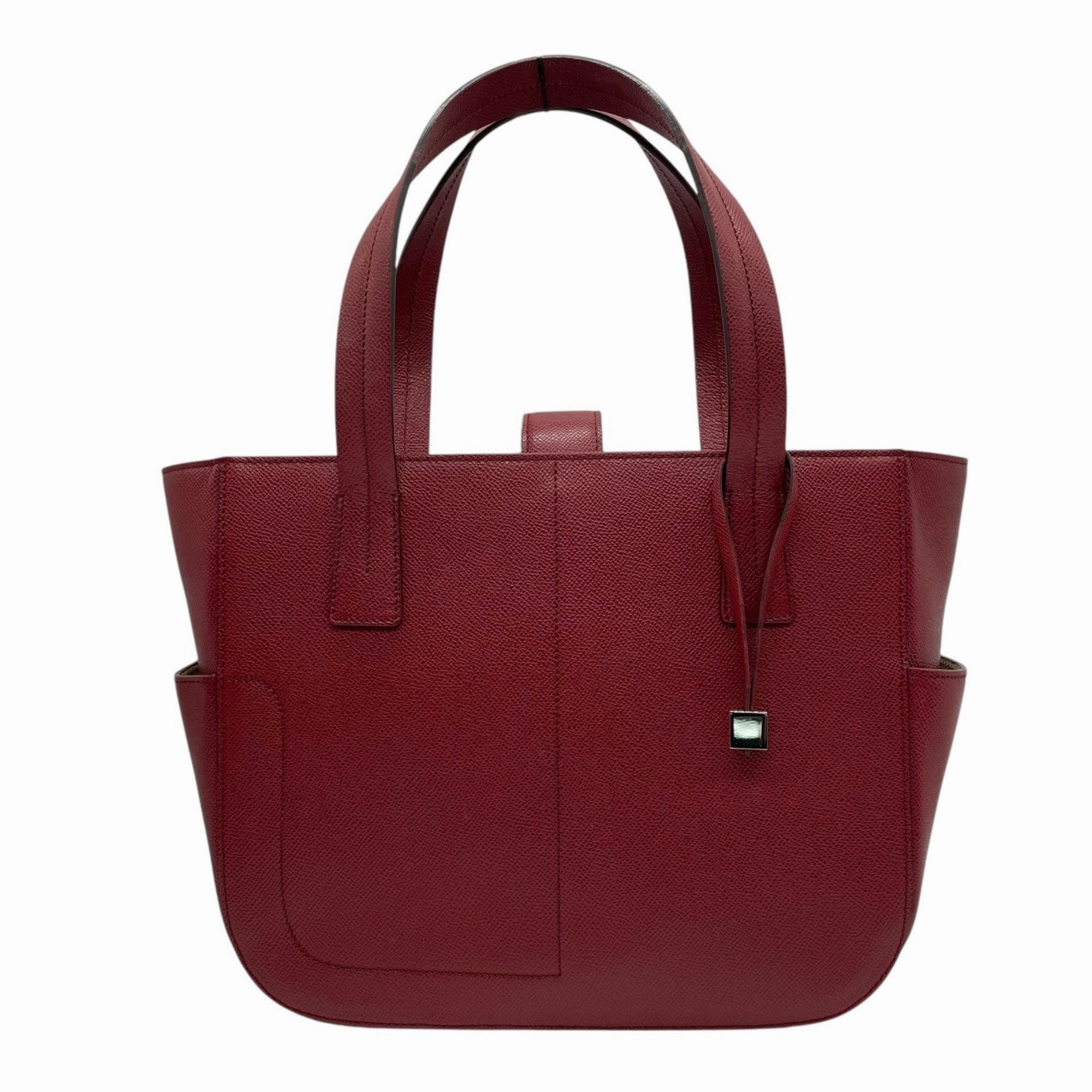 Bally Leather Handbag Tote Bag (Pre-Owned)