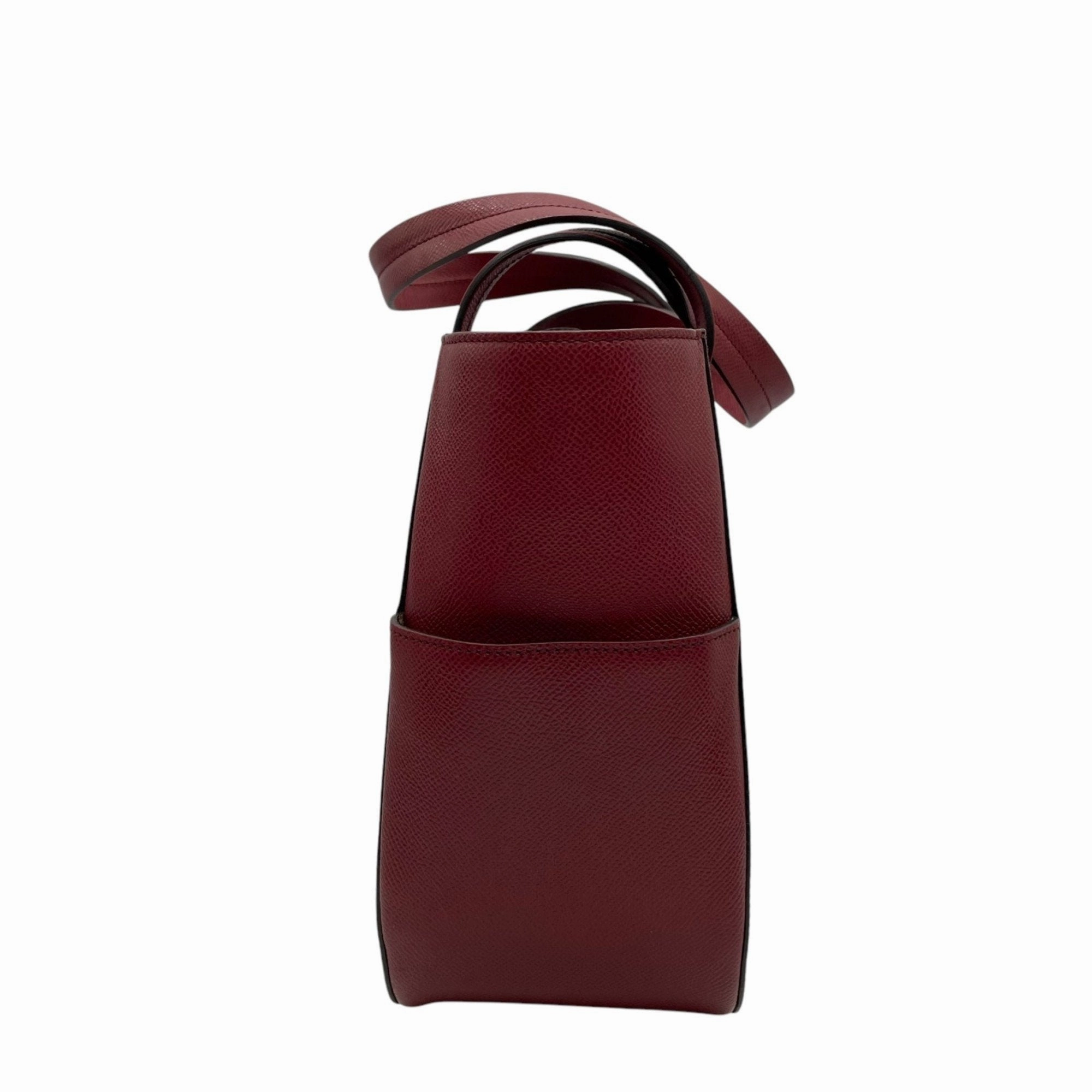 Bally Leather Handbag Tote Bag (Pre-Owned)