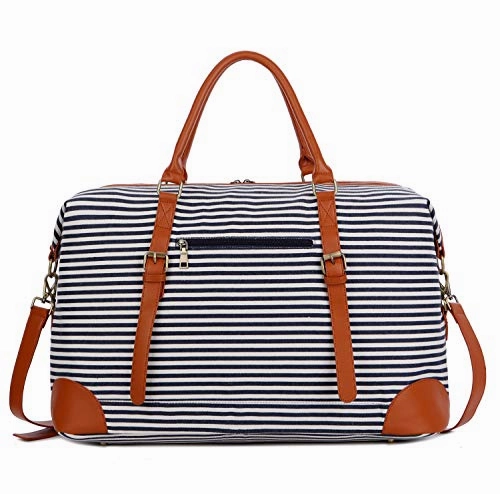 Baosha Hb-15 Oversized Travel Duffel Bag Carry On Weekender Bag Large For Women And Ladies (Blue
