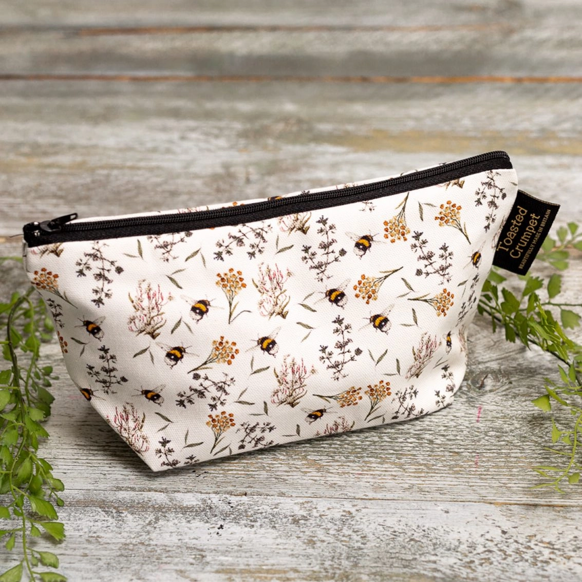 Bee & Honeysuckle Pure Makeup Bag
