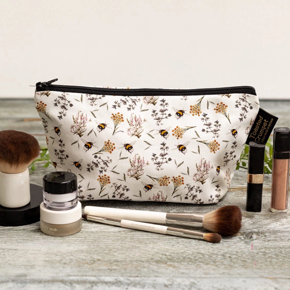 Bee & Honeysuckle Pure Makeup Bag