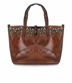 Bella Di Notte Cognac Shopping Bag