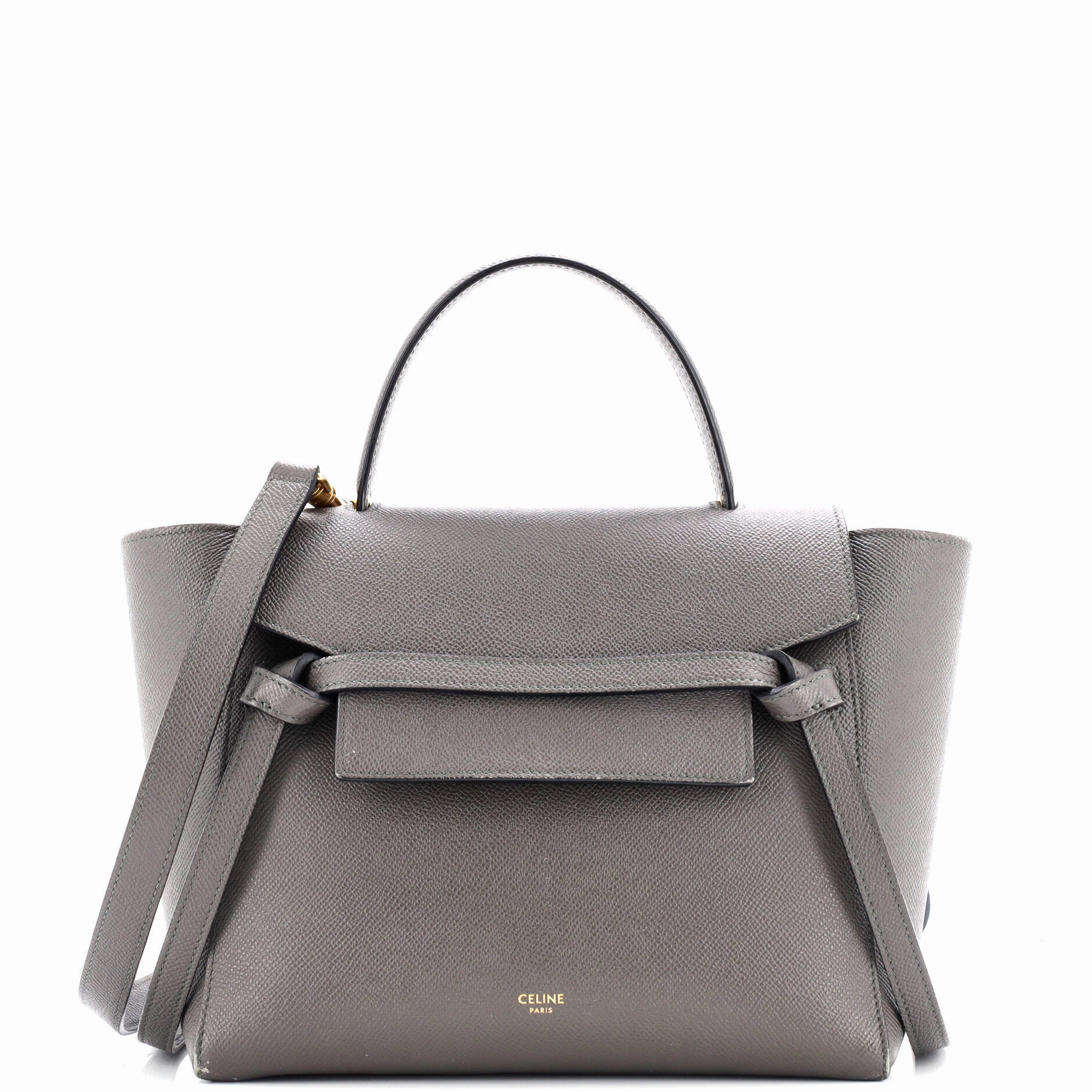 Belt Bag Textured Leather Nano