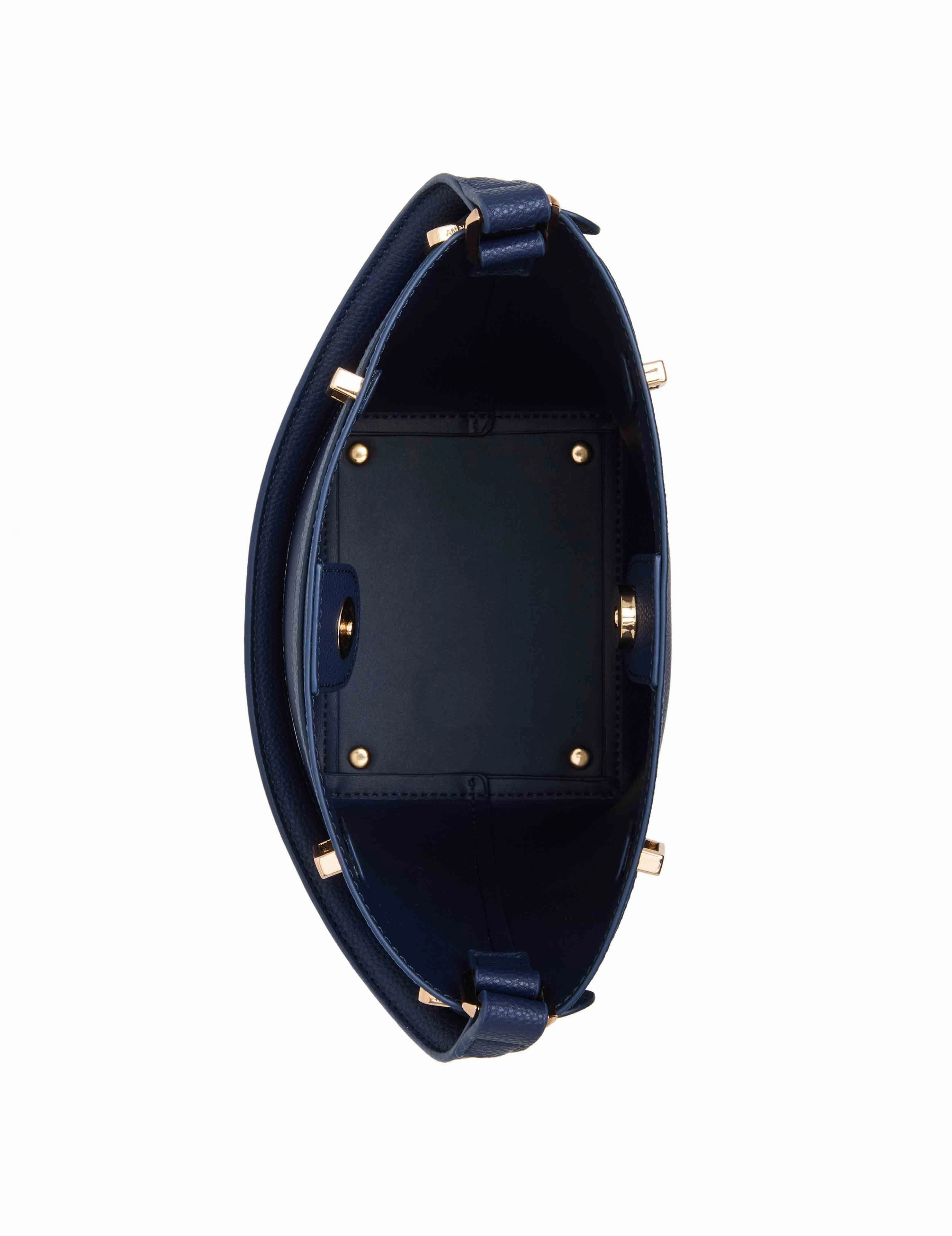 Belted Buckle Bucket with Convertible Strap