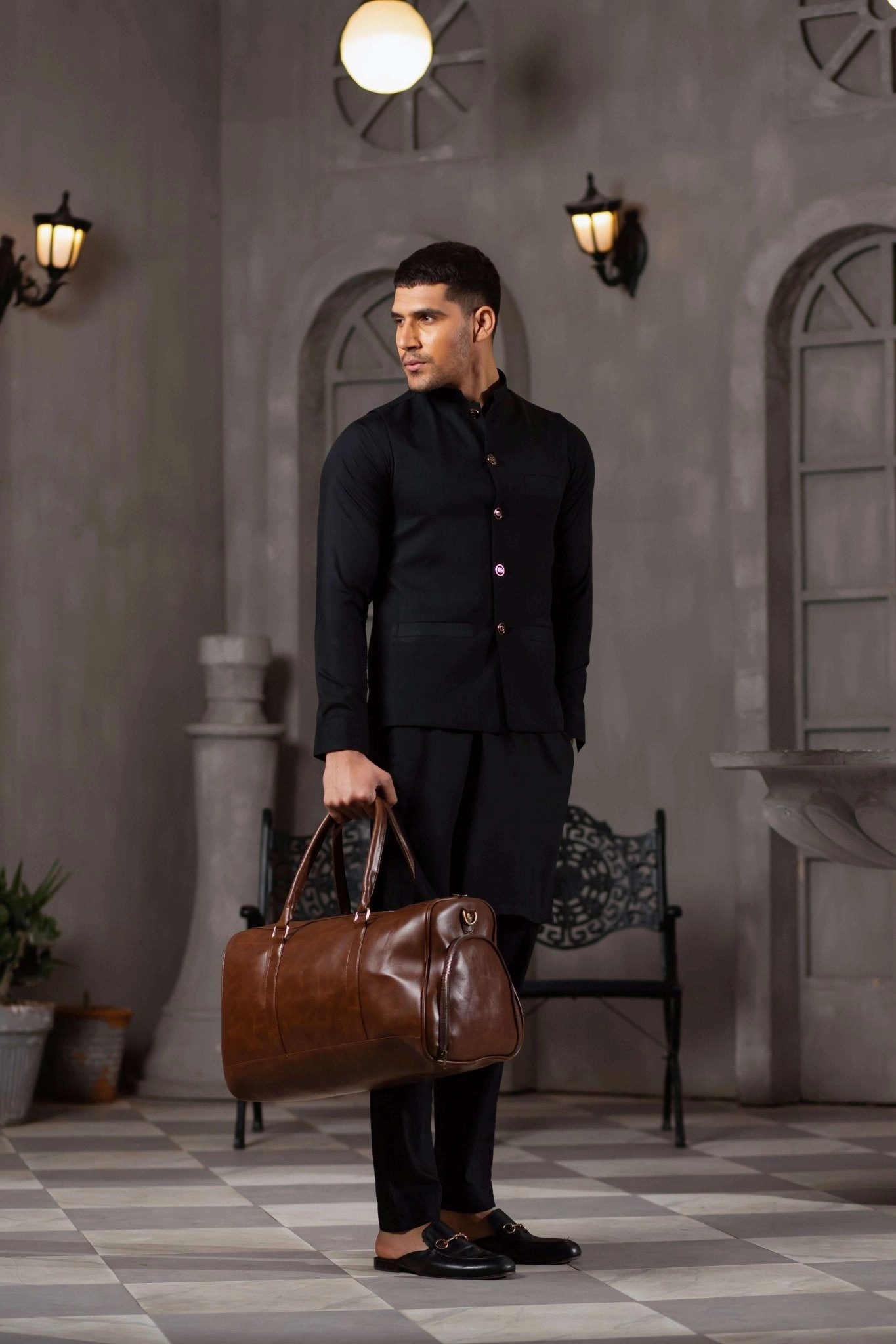 BERLIN DUFFEL BROWN