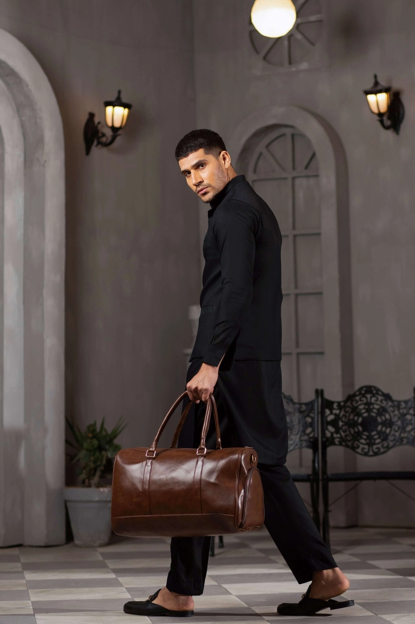 BERLIN DUFFEL BROWN