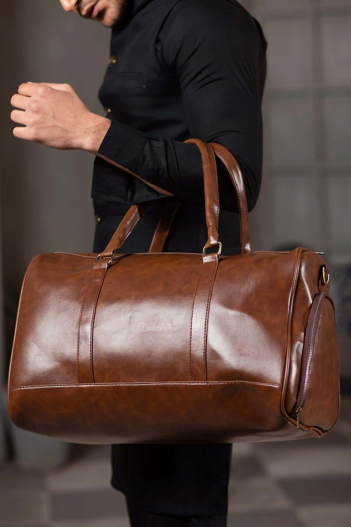 BERLIN DUFFEL BROWN