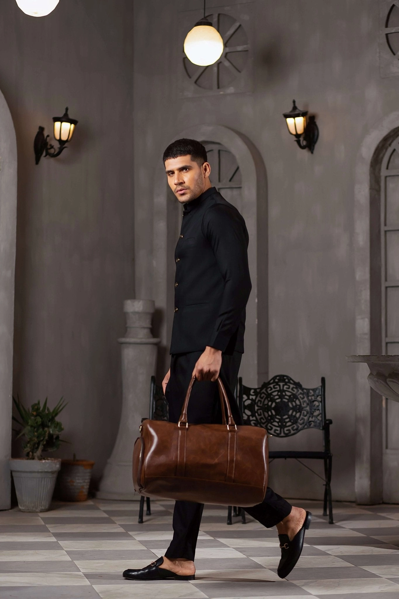 BERLIN DUFFEL BROWN