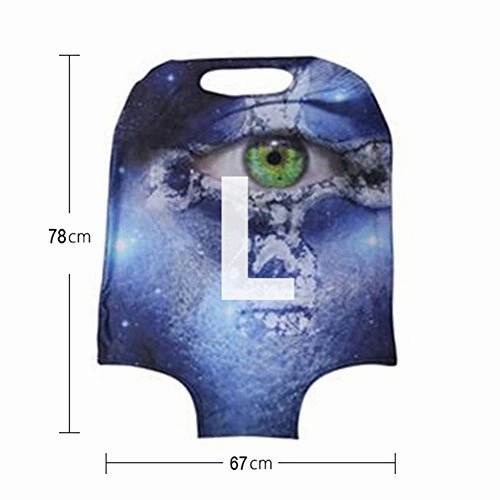 Bigcardesigns Pug Dog Spandex Travel Suitcase Protective Cover 26-30 Inch