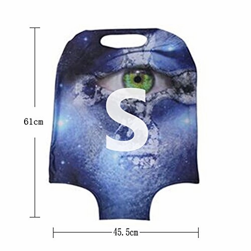Bigcardesigns Pug Dog Spandex Travel Suitcase Protective Cover 26-30 Inch