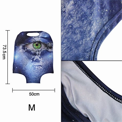 Bigcardesigns Pug Dog Spandex Travel Suitcase Protective Cover 26-30 Inch