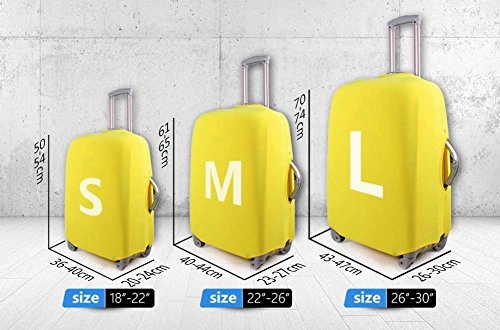 Bigcardesigns Spandex Luggage Protective Covers For 26"-30" Suitcase Elastic