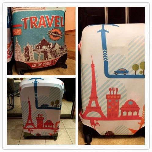 Bigcardesigns Spandex Luggage Protective Covers For 26"-30" Suitcase Elastic
