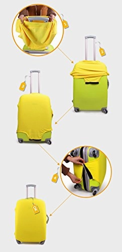Bigcardesigns Spandex Luggage Protective Covers For 26"-30" Suitcase Elastic