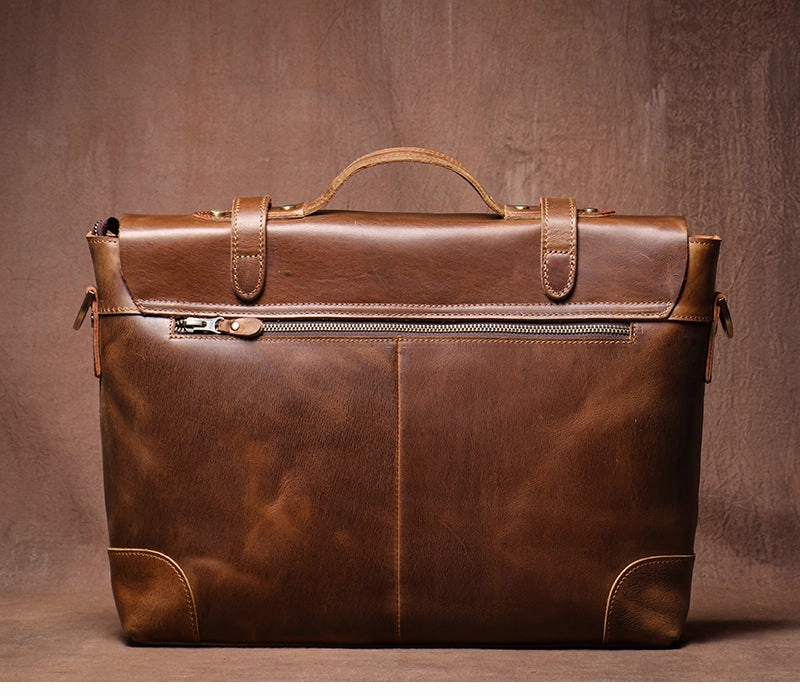 Black Leather Briefcase Workbag for Men Leather Briefcases Men Mens Leather Briefcases Shouler Laotop Bag