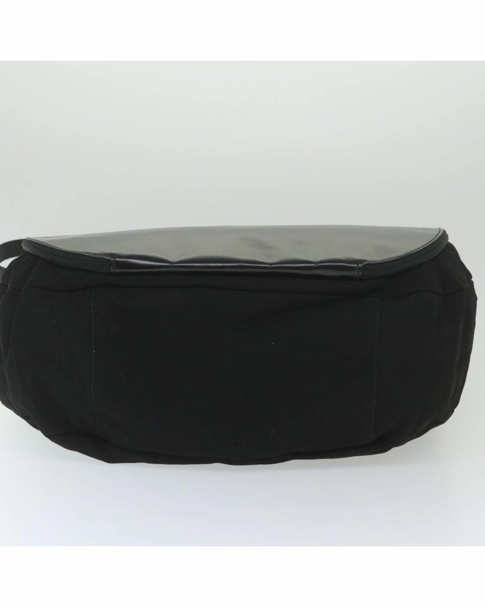 Black Leather Shoulder Bag