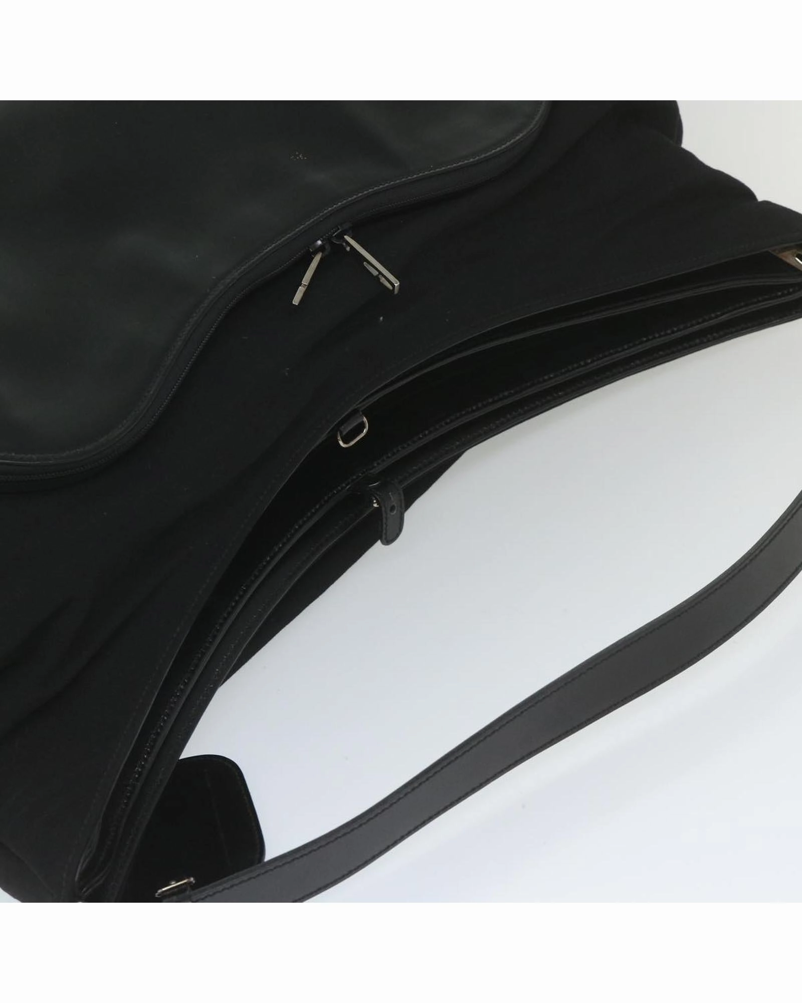 Black Leather Shoulder Bag