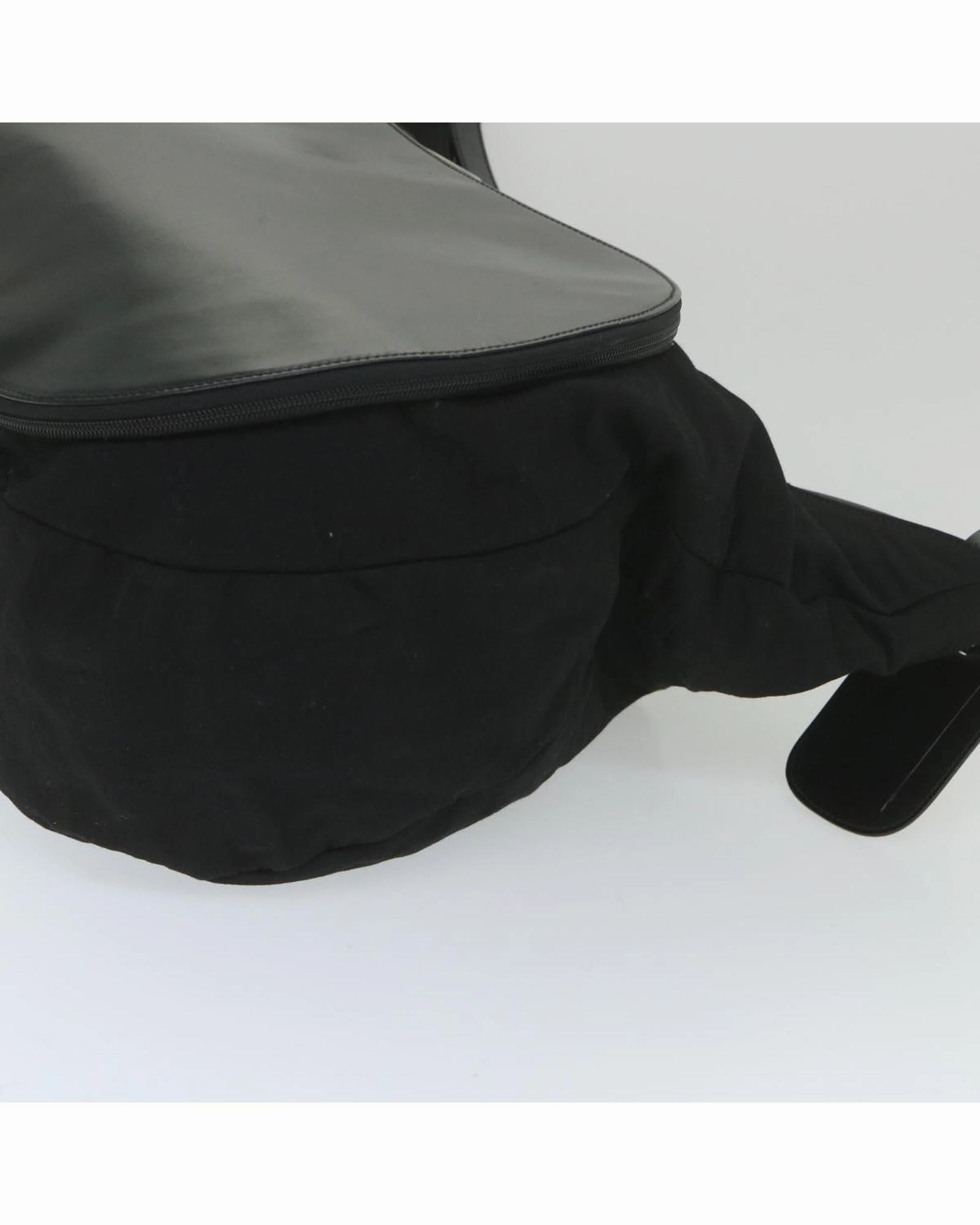 Black Leather Shoulder Bag