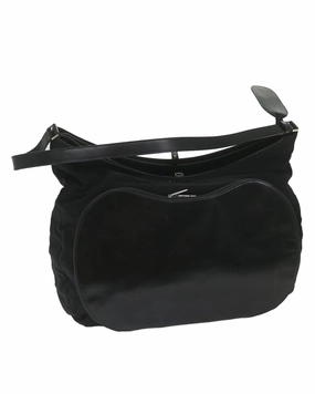 Black Leather Shoulder Bag