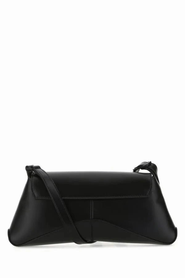 Black leather small XX Flap crossbody bag