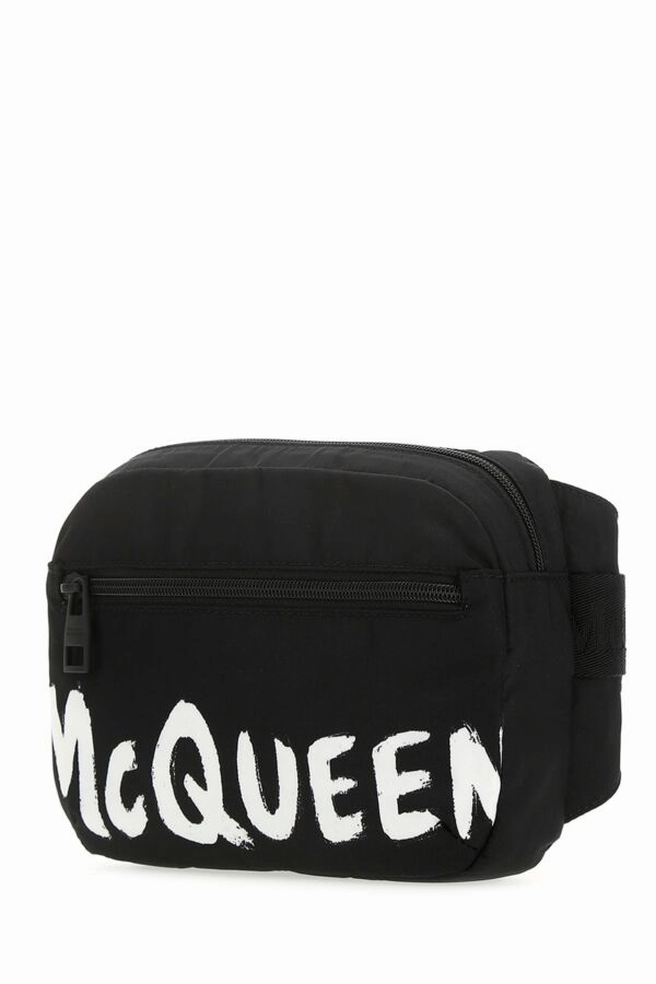 Black Nylon Belt Bag