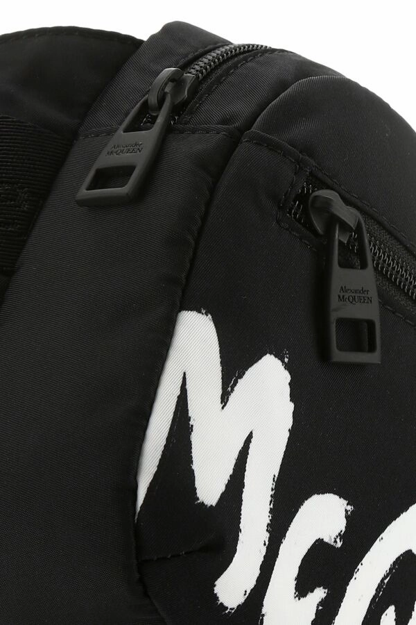 Black Nylon Belt Bag
