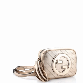 Blondie NM Camera Shoulder Bag Diagonal Quilted Leather Small