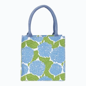 Blue Hydrangea Reusable Itsy Bitsy Gift Bag