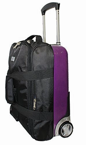 Boardingblue Rolling Personal Item Hardside Luggage (Half) Under Seat 17"12"8"-Pp
