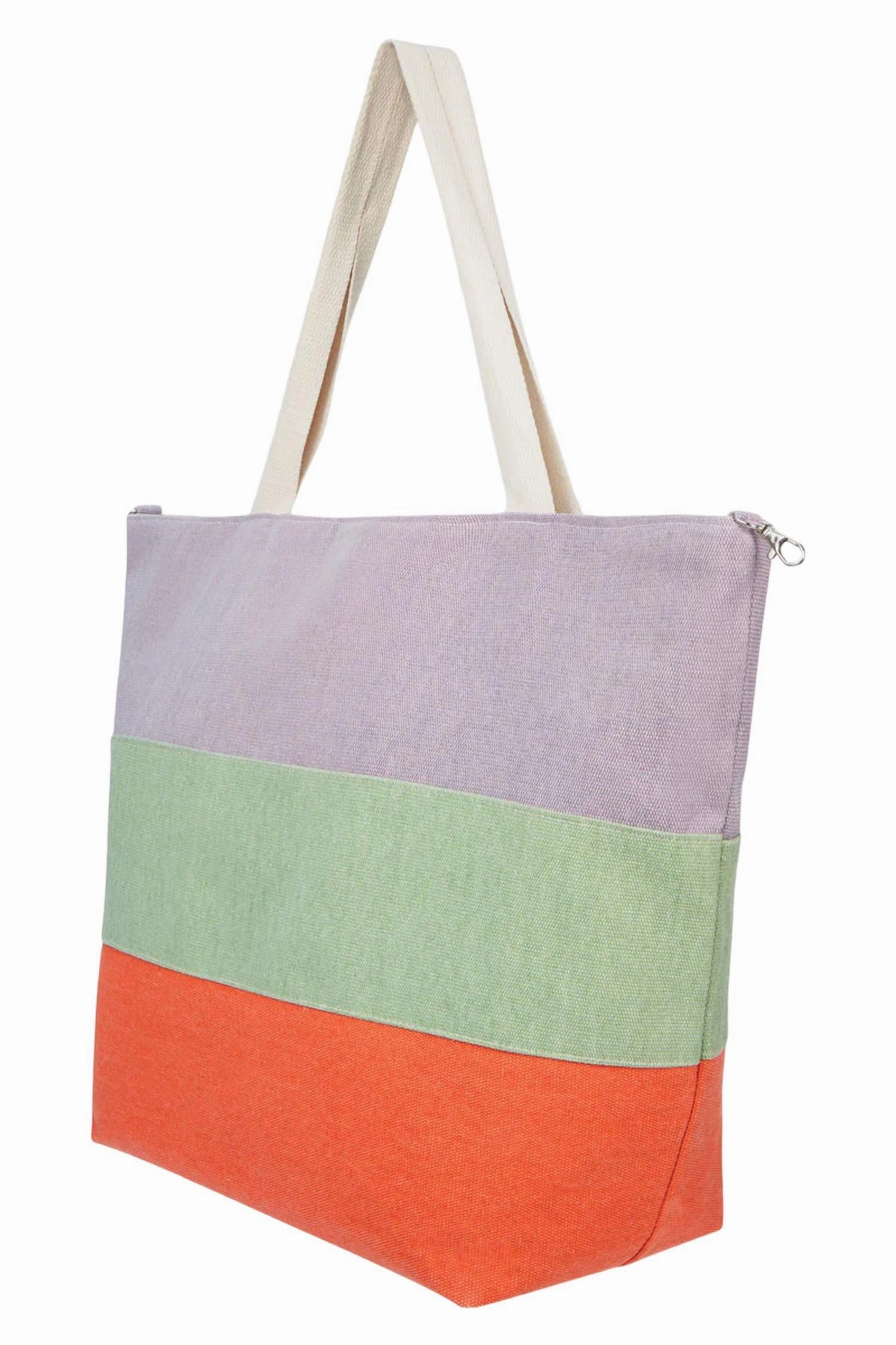 Boho Bag In Lilac/sage/tangerine