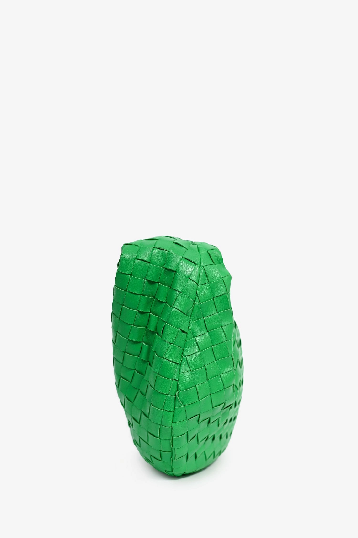 Bottega Veneta Green Intrecciato Leather Teen Jodie Shoulder Bag