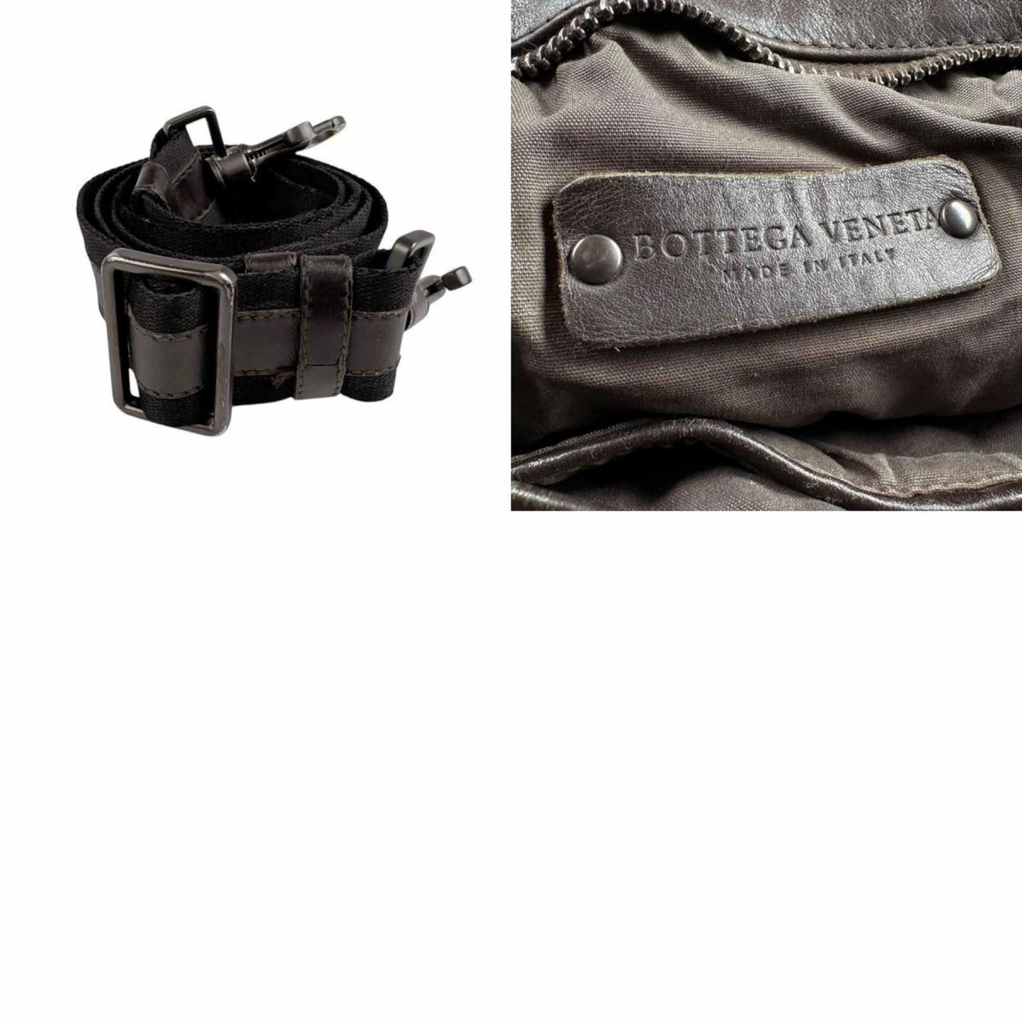 Bottega Veneta  Intrecciato Canvas Shoulder Bag (Pre-Owned)