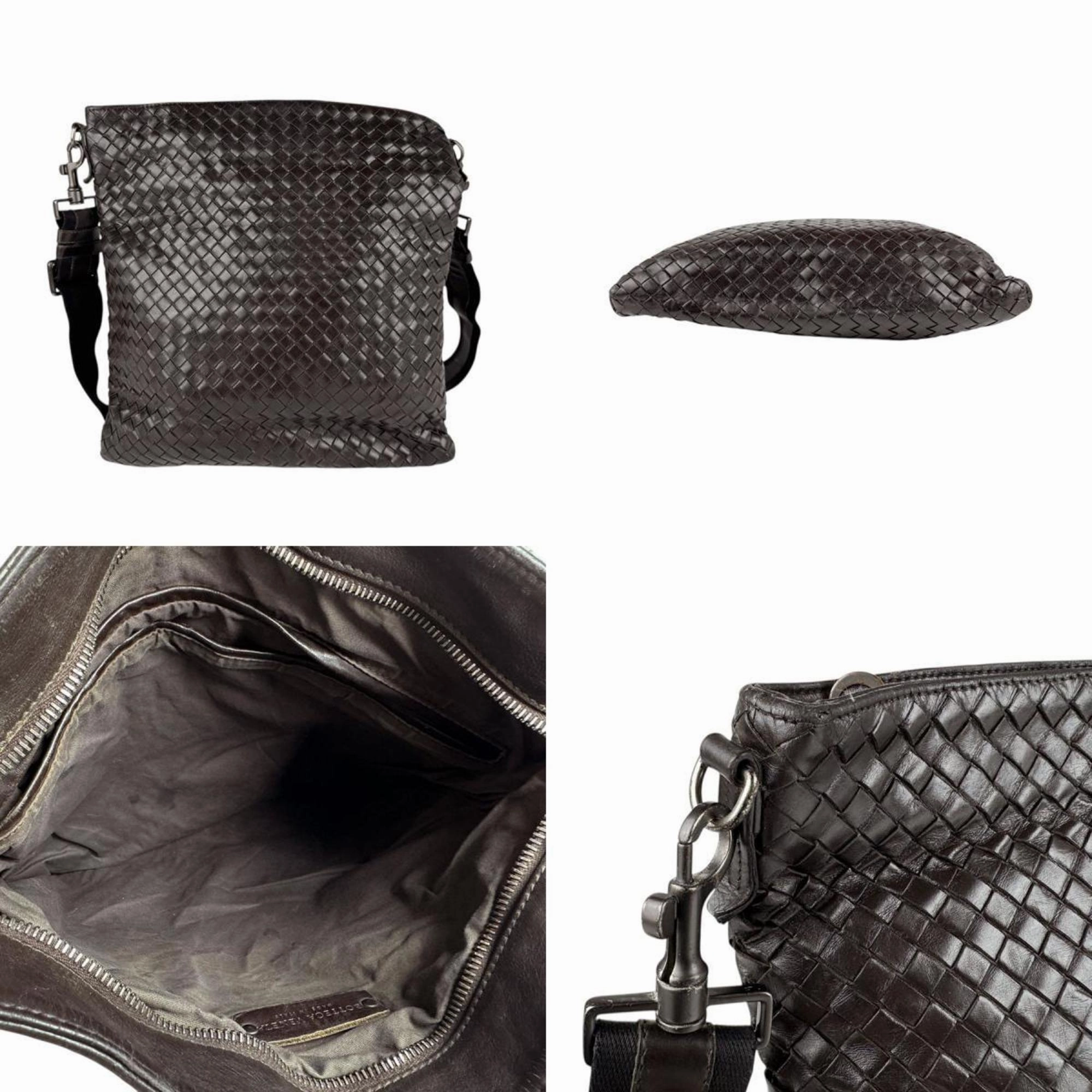 Bottega Veneta  Intrecciato Canvas Shoulder Bag (Pre-Owned)