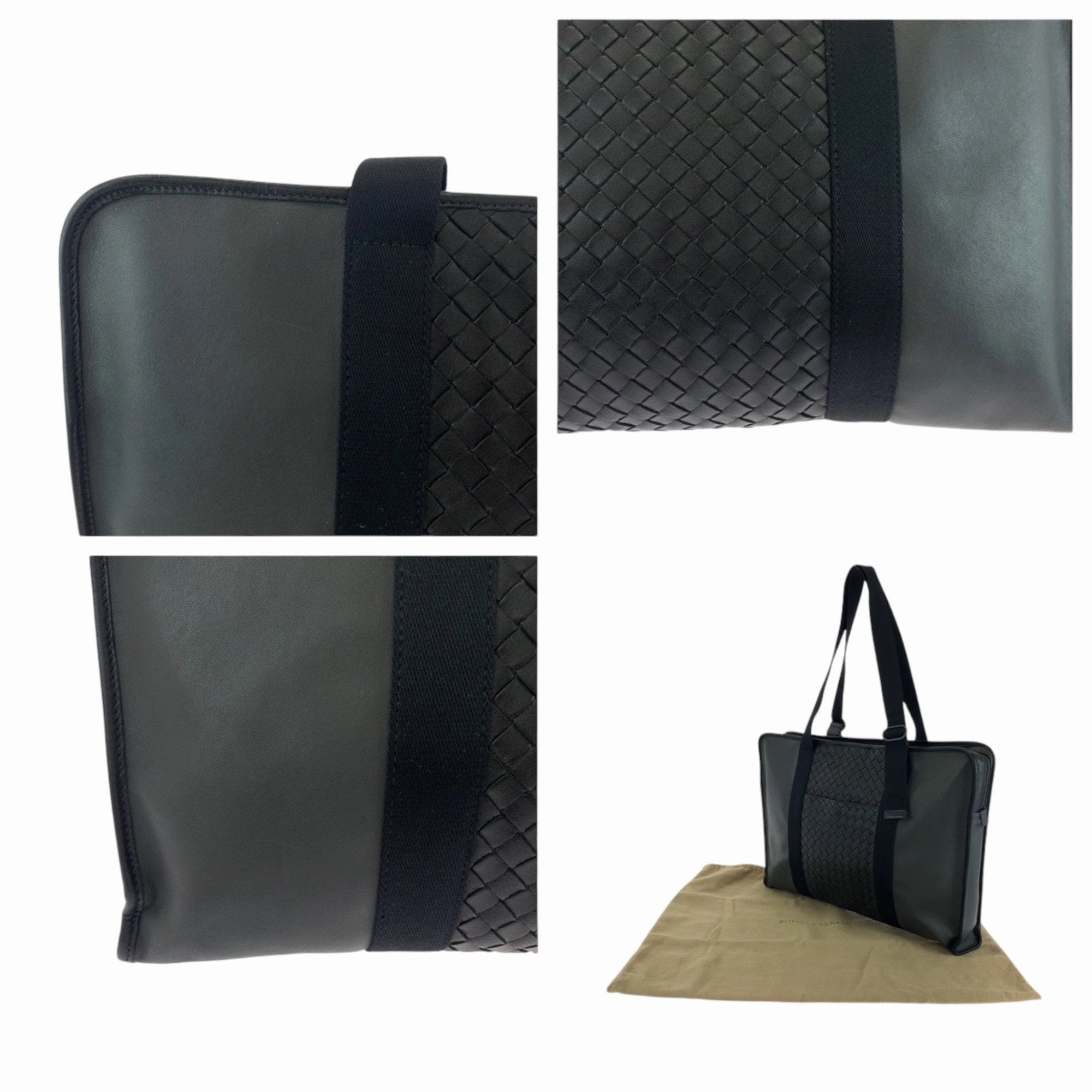 Bottega Veneta Leather Shoulder Bag Tote Bag (Pre-Owned)