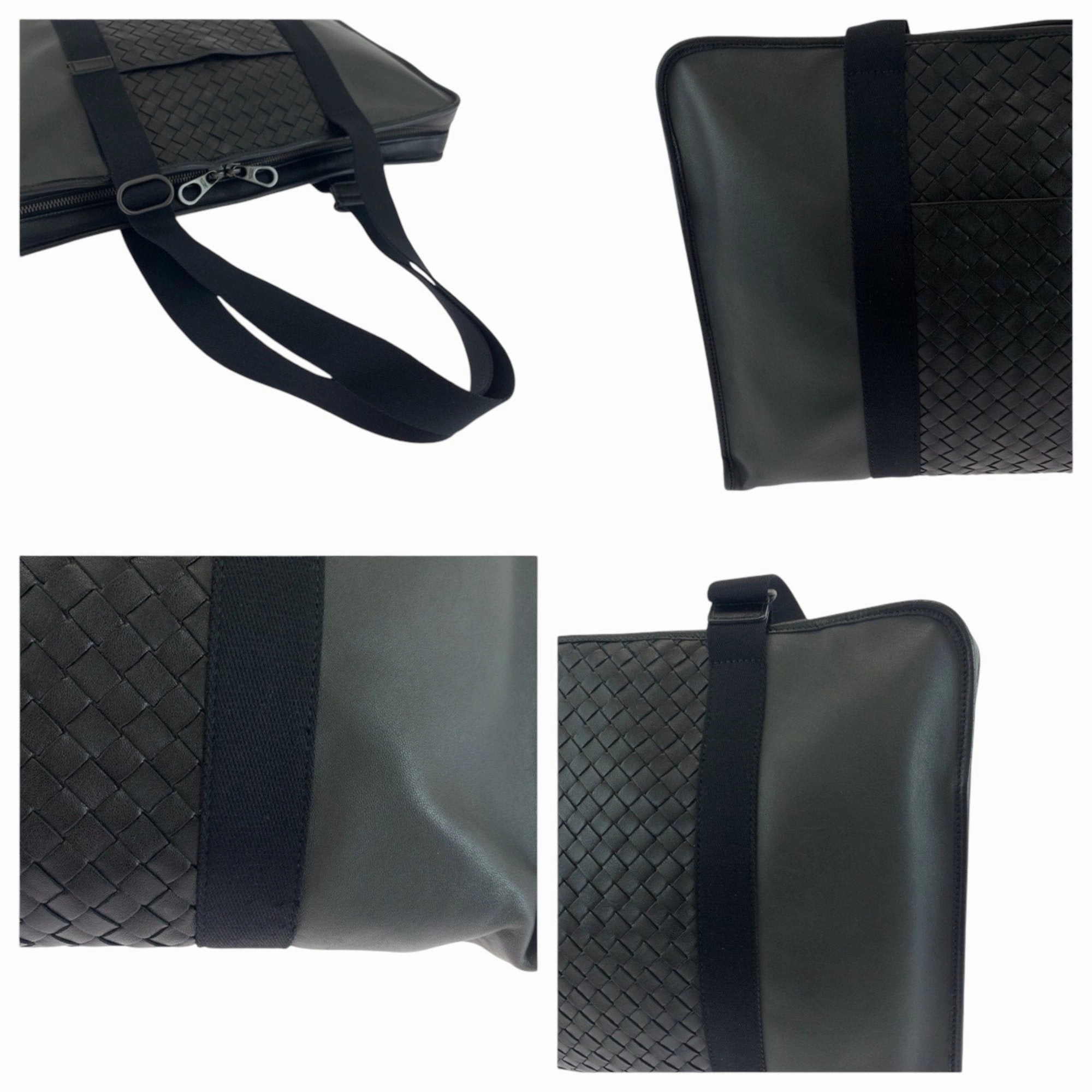 Bottega Veneta Leather Shoulder Bag Tote Bag (Pre-Owned)