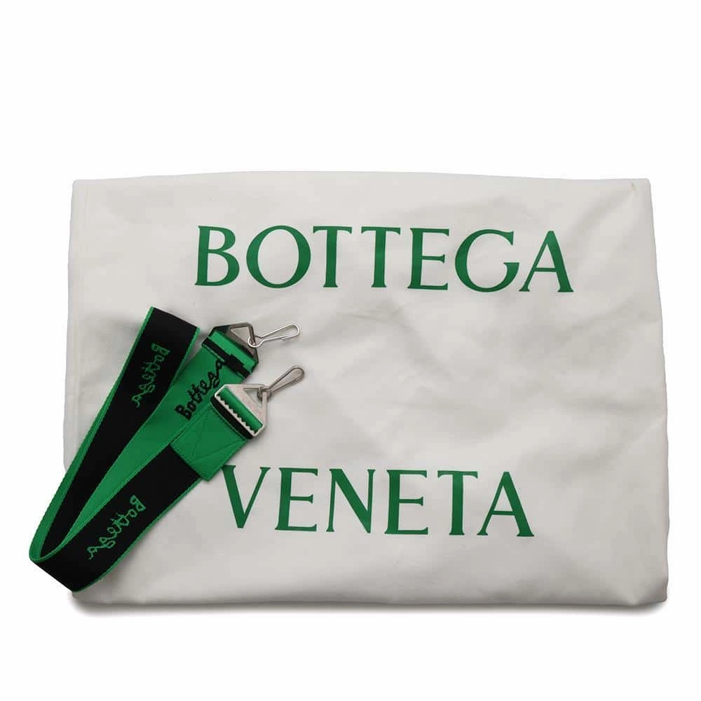 Bottega Veneta Light webbing INTRECCIATO 2way Shoulder Black/Parakeet679970 Polyamide