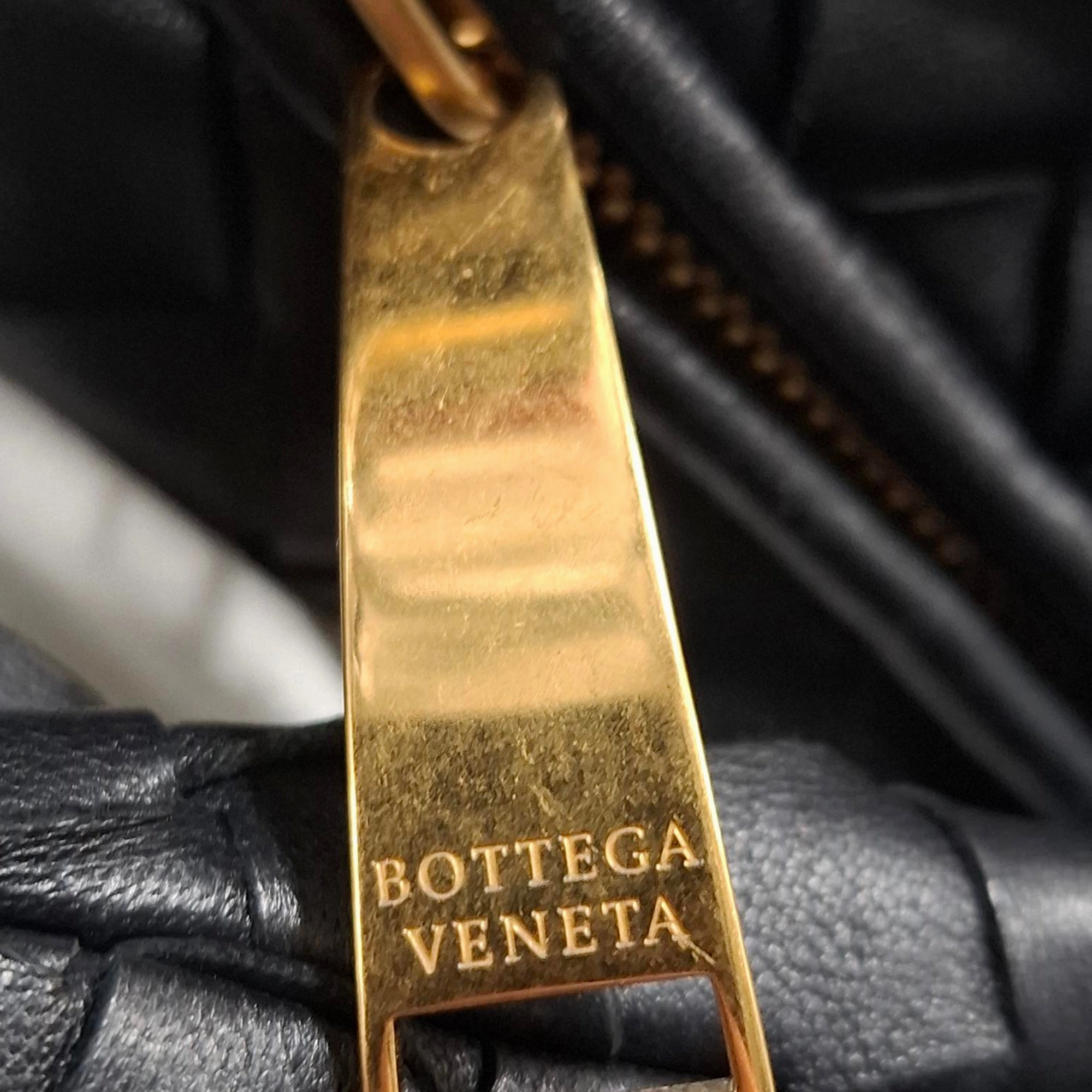 Bottega Veneta Mini Jodie in Black Leather