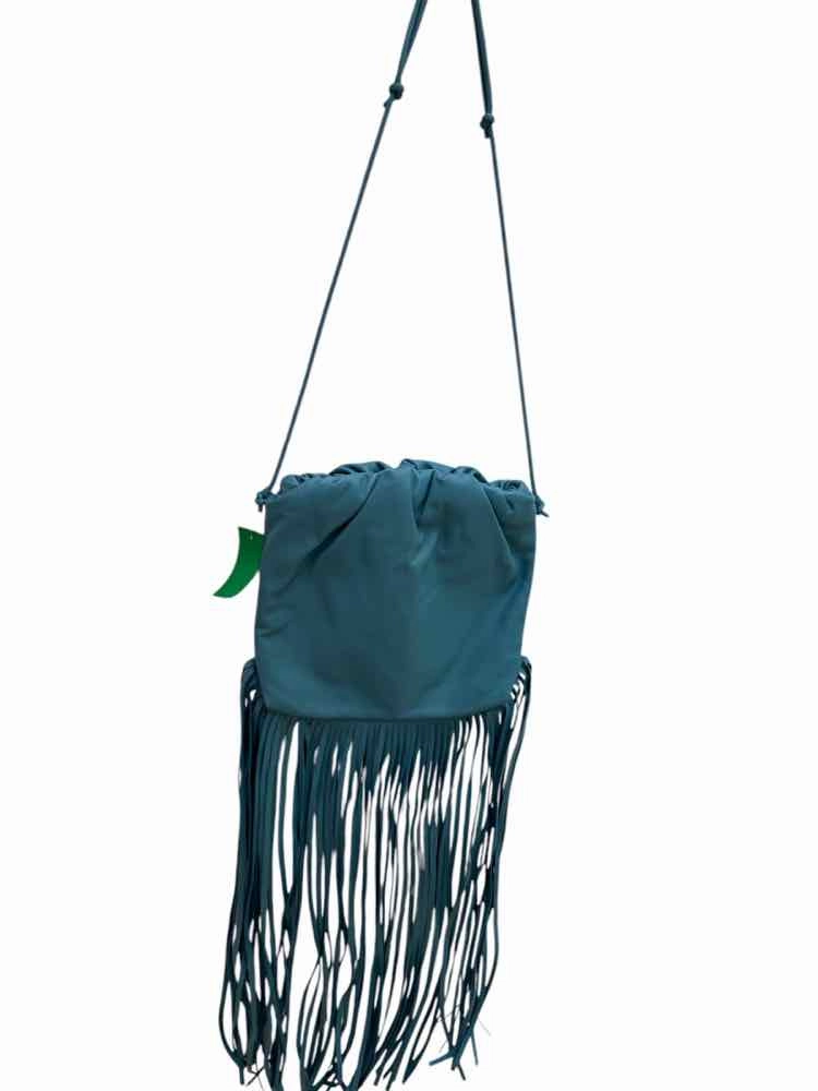 Bottega Veneta Vitello Nappato Aqua Handbag