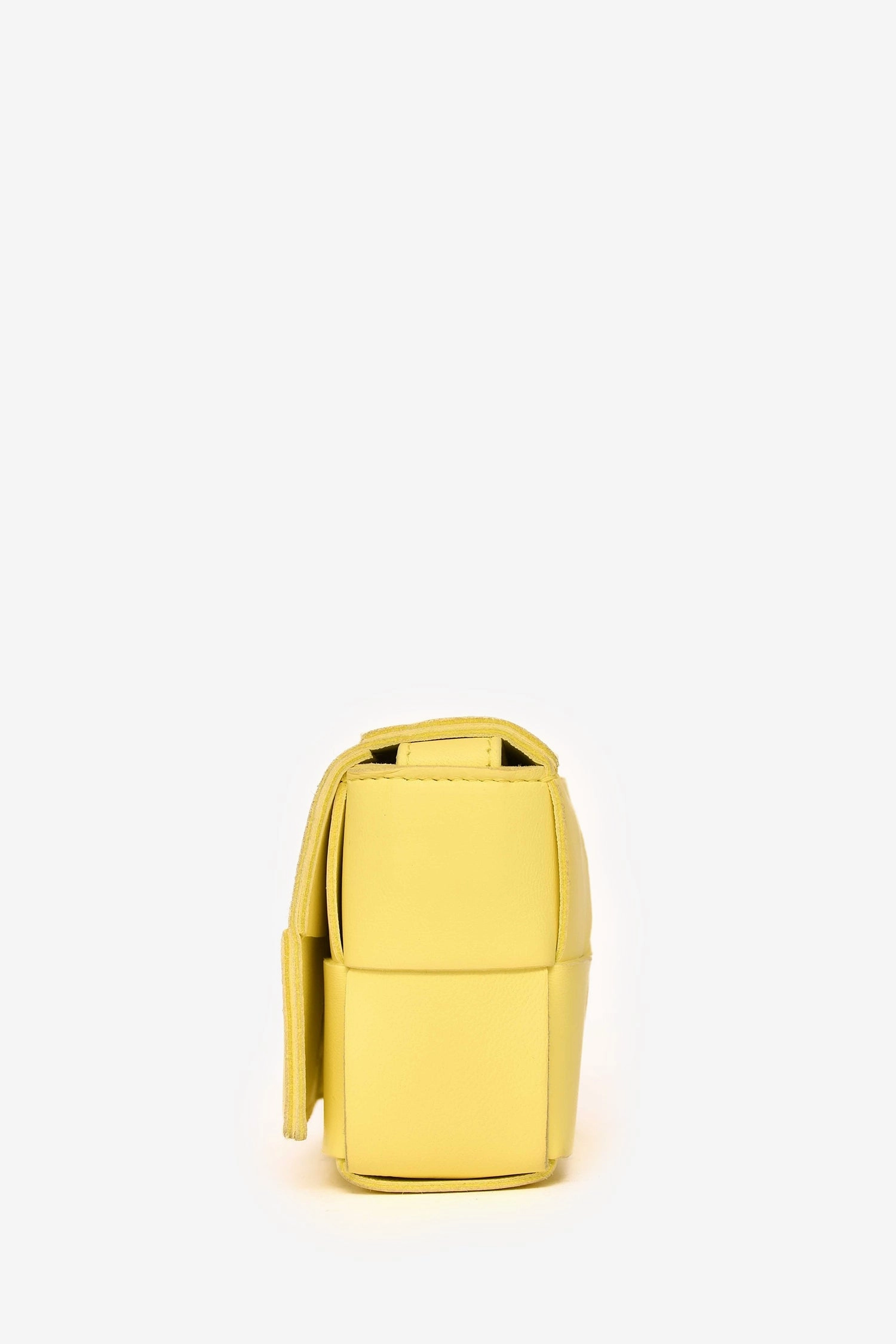 Bottega Veneta Yellow Intrecciato Candy Cassette Crossbody