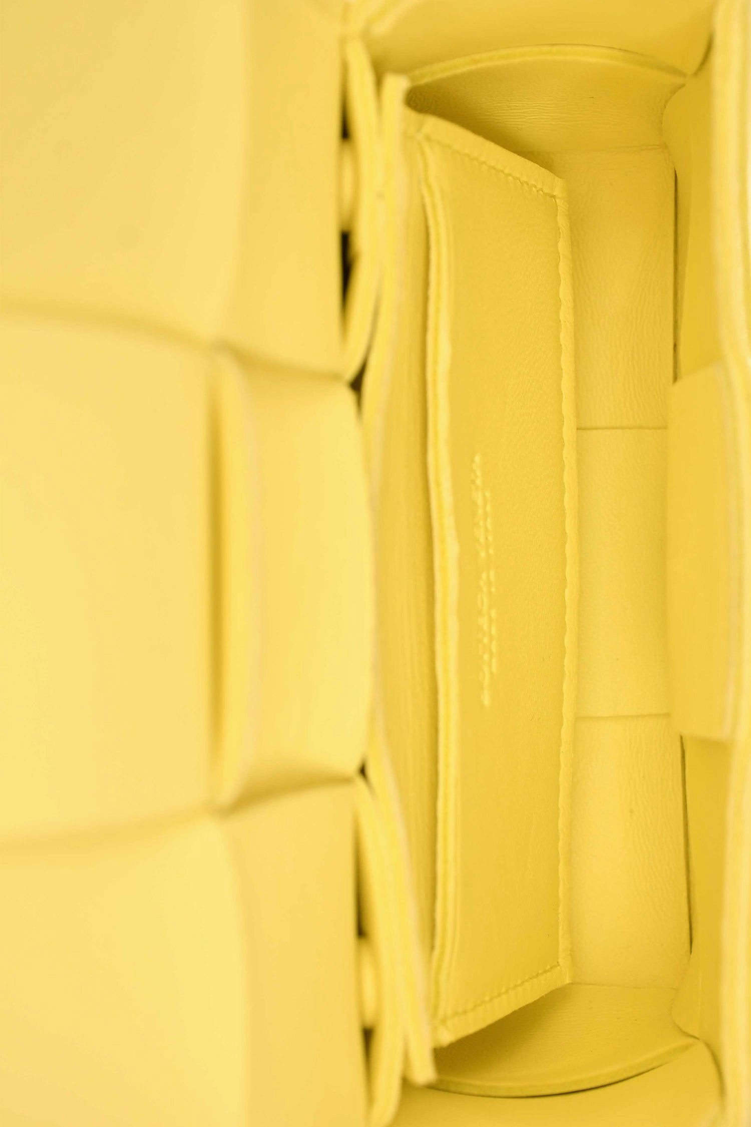 Bottega Veneta Yellow Intrecciato Candy Cassette Crossbody