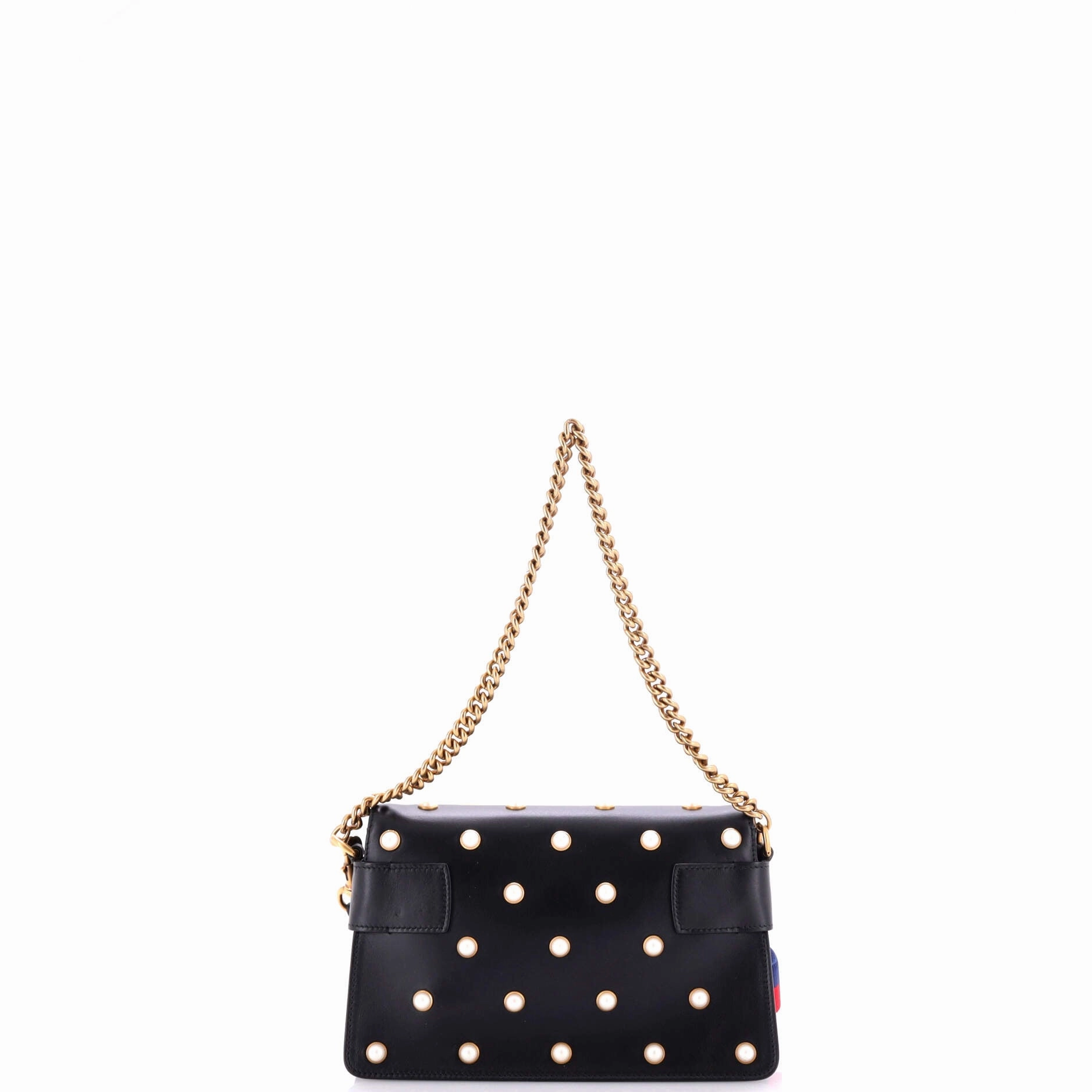 Broadway Pearly Bee Shoulder Bag Embellished Leather Mini
