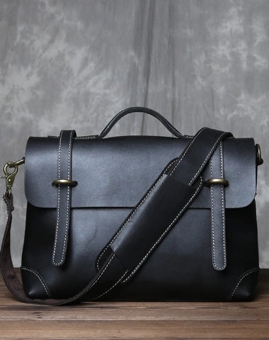 Brown Leather Briefcase Workbag for Men Leather Briefcases Men Mens Leather Briefcases Shouler Laotop Bag
